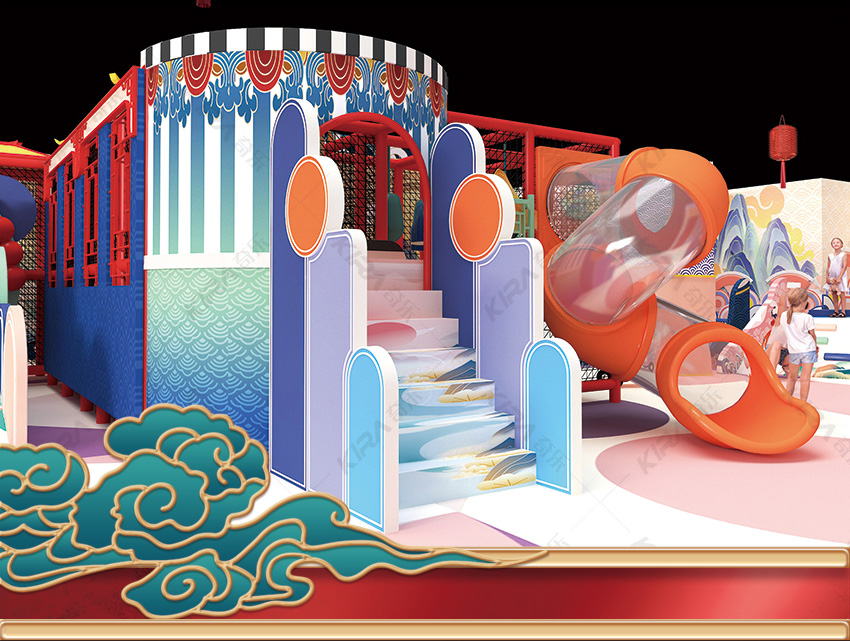让一家人在如许的儿童亲子乐土中休会现代情况的玩耍